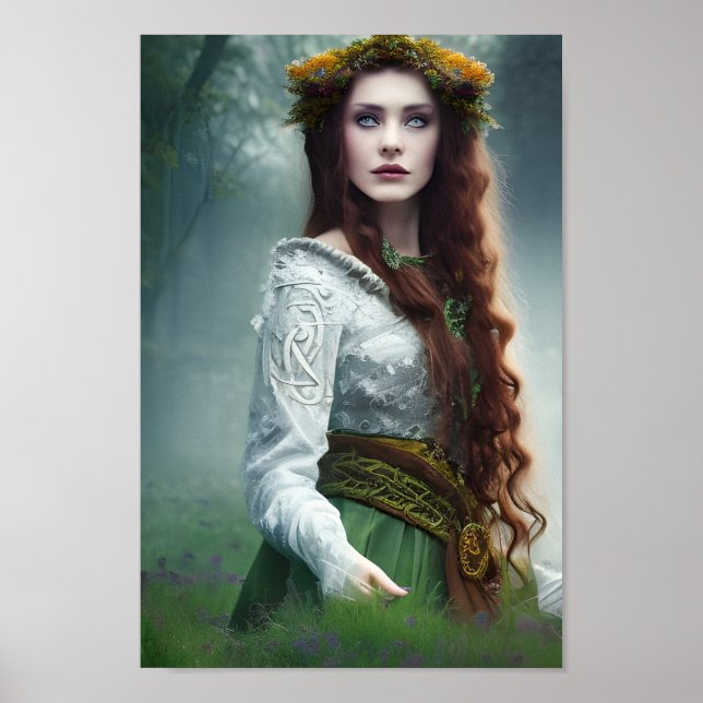 Poster The Druid Queen Fantasy Art (Frente)
