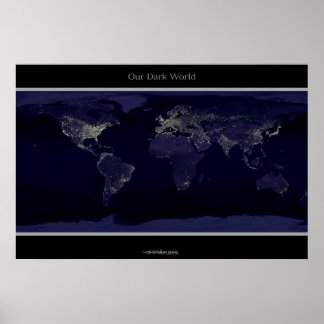 Poster The Earth at Night
