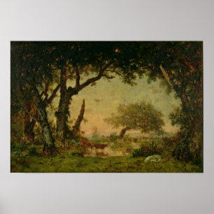 Pôster The Edge da floresta em Fontainebleau