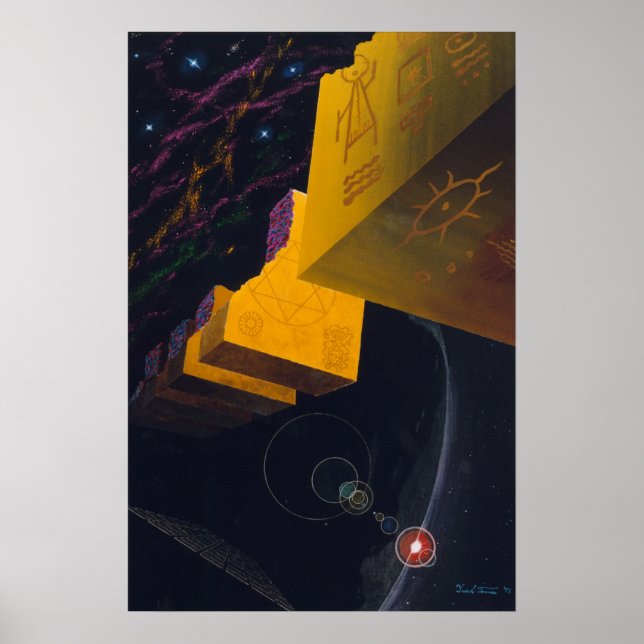 Poster The End of the Journey to Find God (Frente)