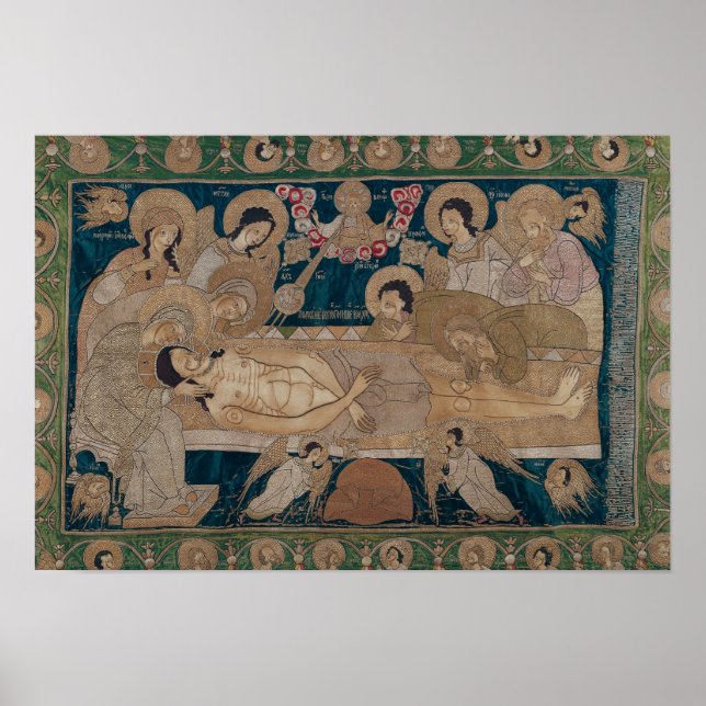 Pôster The Entombment, Moscou School, 1678 (Frente)