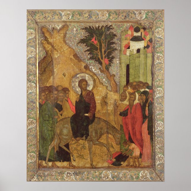 Pôster The Entry into Jerusalem, Moscow School (Frente)