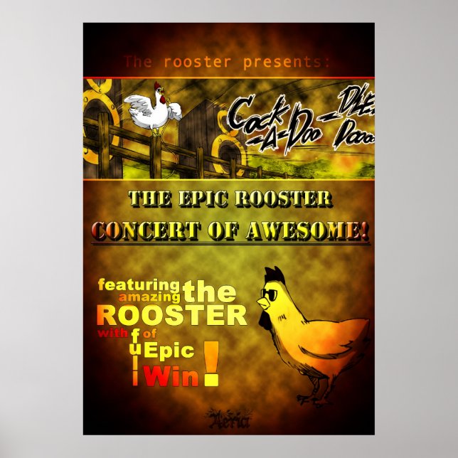 Poster The Epic Roosters' Concert (Frente)