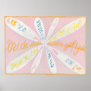 Poster The Eros Series, nr. 5 by Hilma af Klint