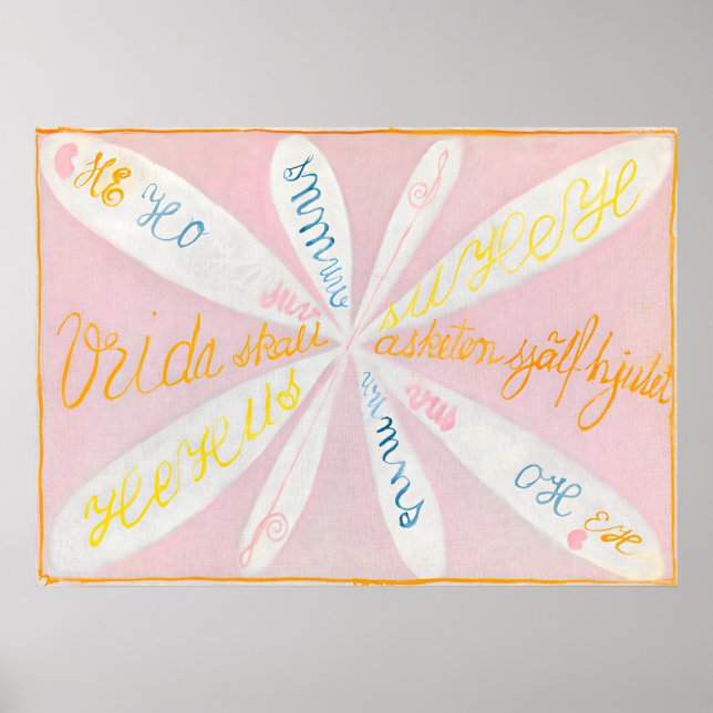 Poster The Eros Series, nr. 5 by Hilma af Klint (Frente)