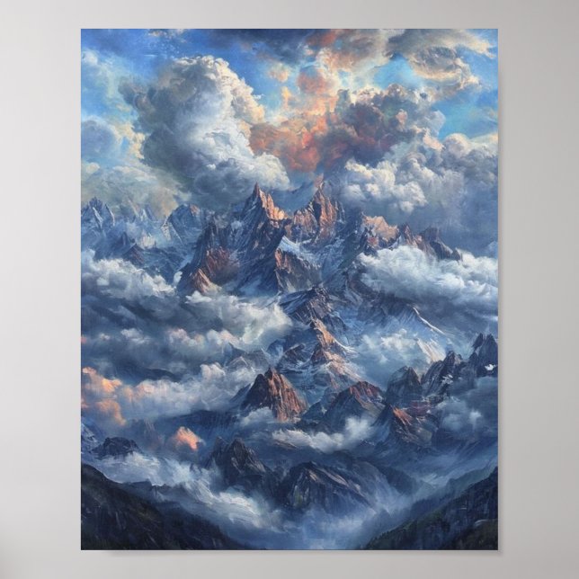 Poster The Eternal Ascent: A Harmonious Confluence (Frente)