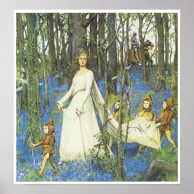 Pôster The Fairy Woods, 1903 (Frente)
