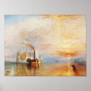 Poster The Fighting Temeraire, pelo artista Turner, J. M.