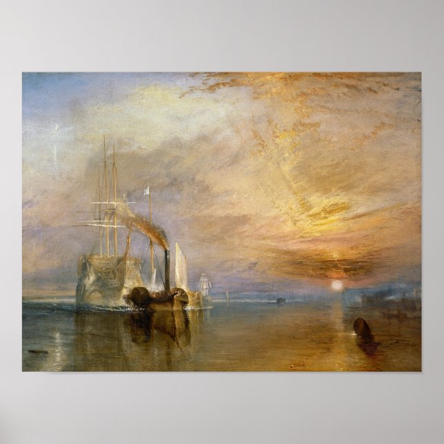 Poster The "Fighting Temeraire" Tugged (Frente)