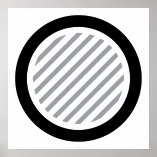 Poster The Filled Primary – Geometric Expression