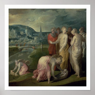 Poster The Finding of Moses (oil on canvas)