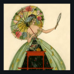 Poster "The Fish Bowl" por Umberto Brunelleschi<br><div class="desc">Umberto Brunelleschi era artista italiano ativo na França,  Alemanha e Nova Iorque. Suas ilustrações de moda apareceram na maior parte das prestigiosas revistas da época,  assim como seu trabalho em famosas casas de ópera em Milão e Florença. Esta imagem é "A Bolsa de Peixe".</div>