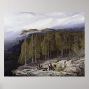 Poster The Forest of Valdoniello, Corsica, 1869 (oil on c