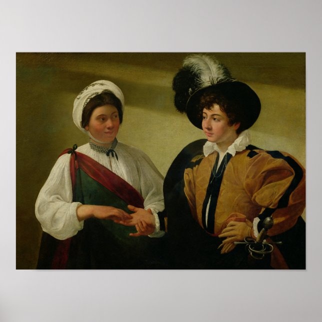 Poster The Fortune Teller, c.1596-97 (Frente)