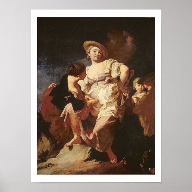 Poster The Fortune-teller (L'Indivona), 1740 (Frente)