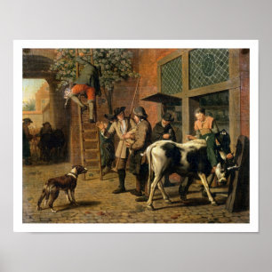 Poster The Four Seasons, Autumn (oil on canvas) (see 1667