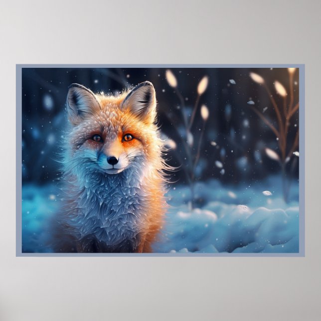 Poster The Fox of the Mysterious Forest (Frente)