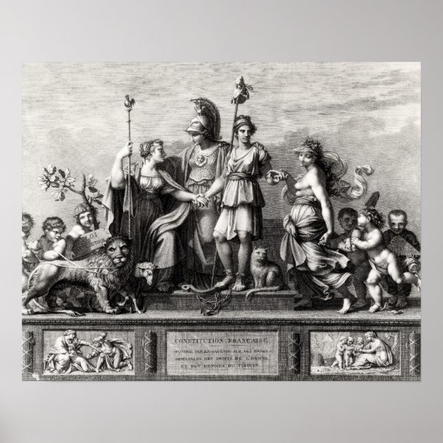 Poster The French Constitution (Frente)