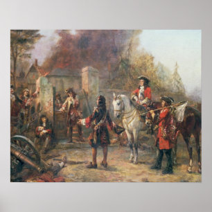 Poster The Garrison of the Village Had At Last Surrendere