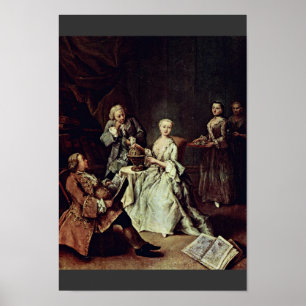 Pôster The Geography Lesson By Longhi Pietro