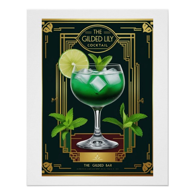 Pôster The Gilded Lily – Eleganz im Glas (Frente)