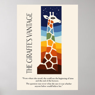 Poster The Giraffe’s Vantage Art