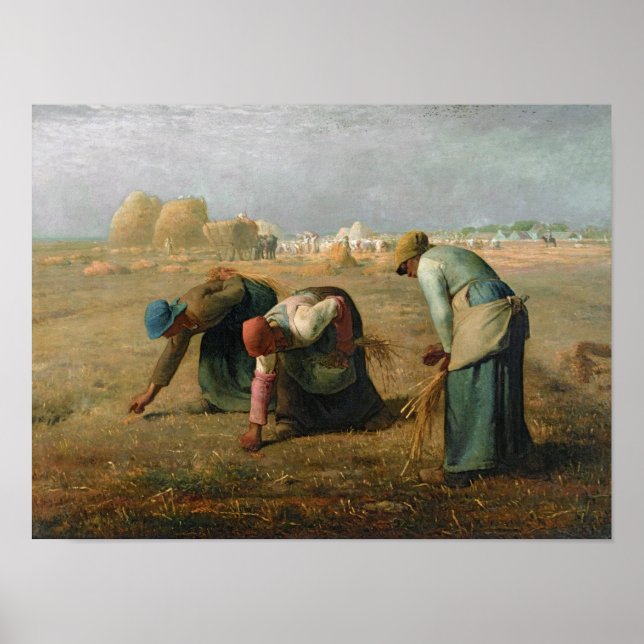 Pôster The Gleaners, 1857 (Frente)