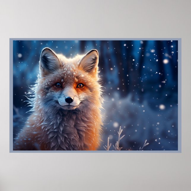 Poster The Golden Eyes of the Wild Fox (Frente)