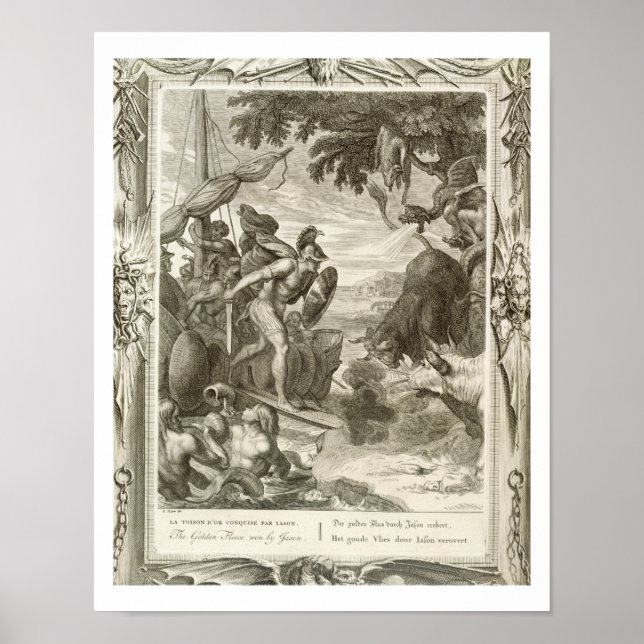 Poster The Golden Fleece Won by Jason (engraving) (Frente)