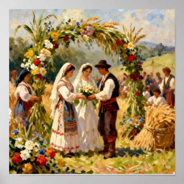 Poster The Golden Harvest Wedding (Frente)