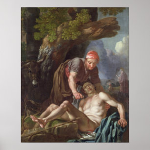 Pôster The Good Samaritan, c.1751-52 (óleo na canvas)