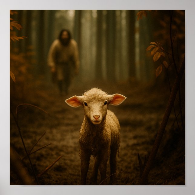 Poster The Good Shepherd and the Lost Lamb (Frente)