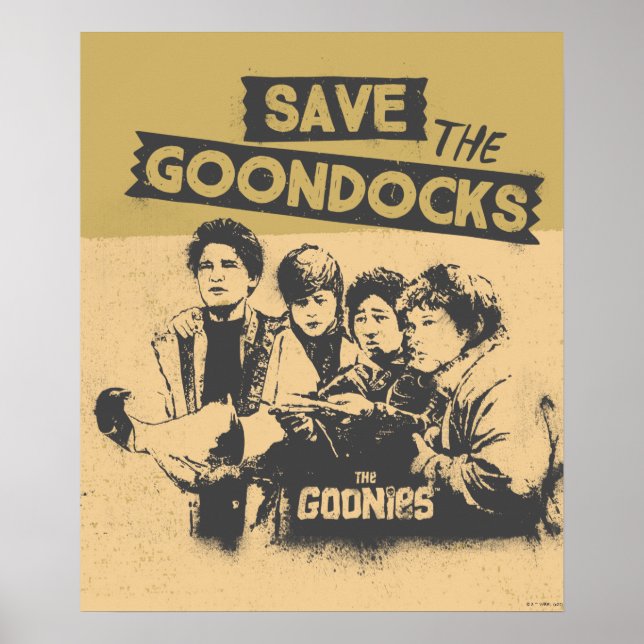 Poster The Goonies "Save The Goon Docks" (Frente)