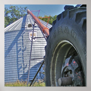 Pôster The Grain Auger and Bin