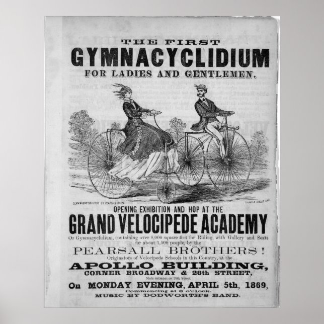 Poster The Grand Velocipede Academy (Frente)