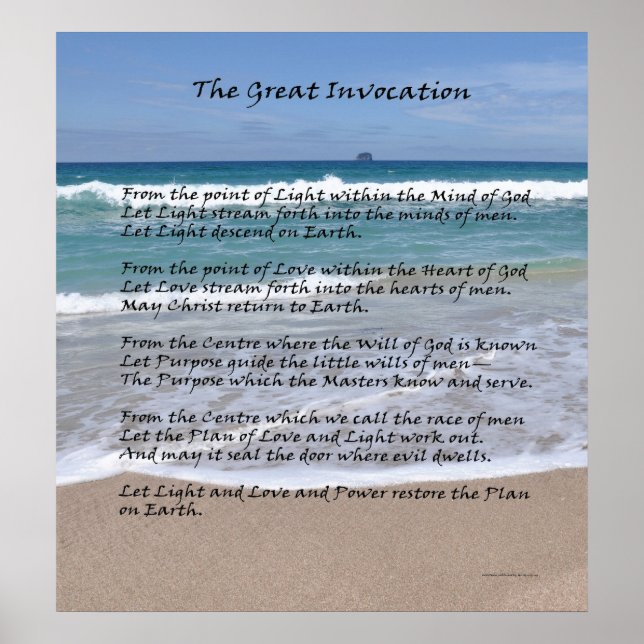 Poster The Great Invocation (Frente)