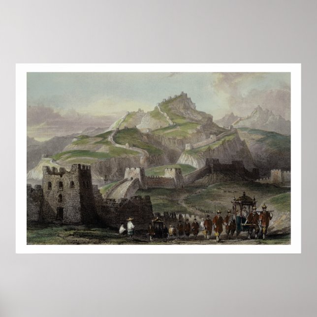 Poster The Great Wall of China, from 'China in a Series o (Frente)