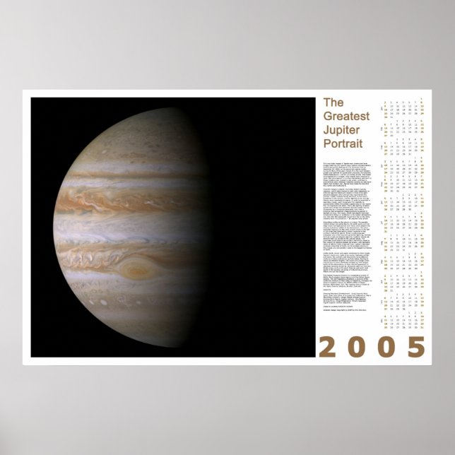 Poster The Greatest Jupiter Portrait: 2005 (Frente)