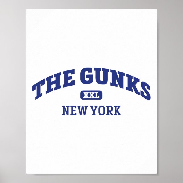 Poster The Gunks College Style Rock Climbing Area Design  (Frente)