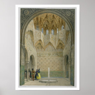 Pôster The Hall of the Abencerrages, the Alhambra, Granad