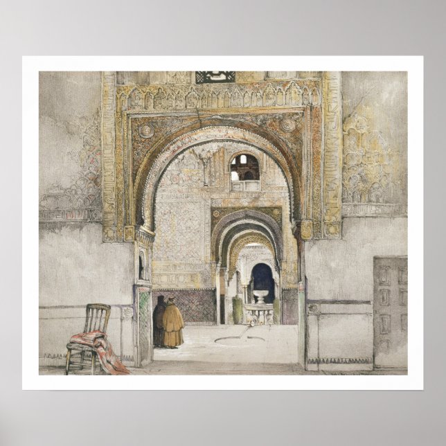 Poster The Hall of the Two Sisters (Sala de las dos Herma (Frente)