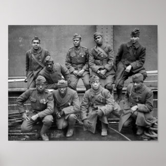 Poster The Harlem Hellfighters - WW1 1919