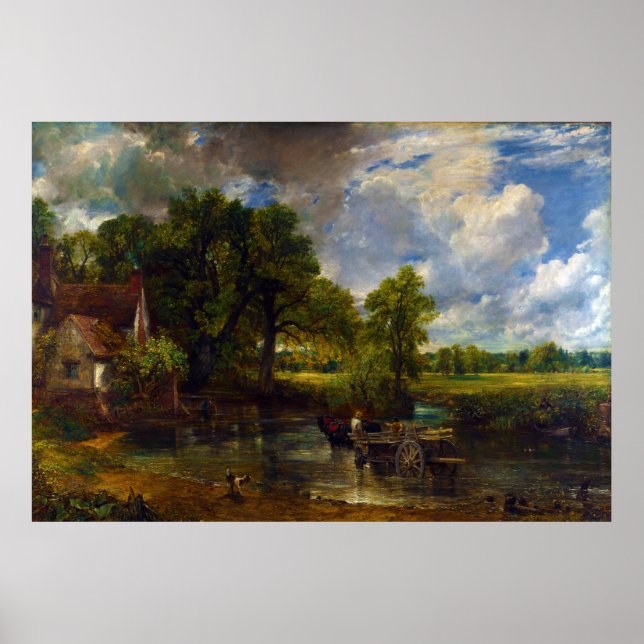 Poster The Hay Wain por John Constable (1821) (Frente)
