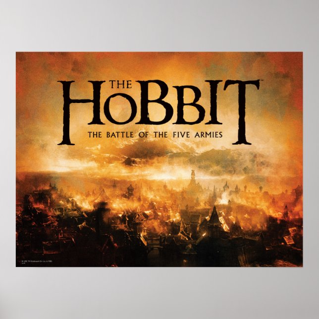 Poster The Hobbit: THE BATTLE OF FIVE ARMIES™ Logo (Frente)