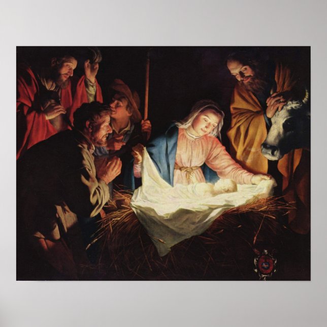 Poster The Holy Family and the Three Wise Men (Frente)