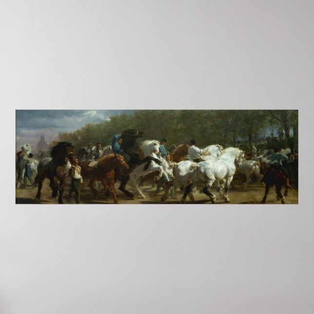 Poster "The Horse Fair", por Rosa Bonheur Poster, Impress (Frente)