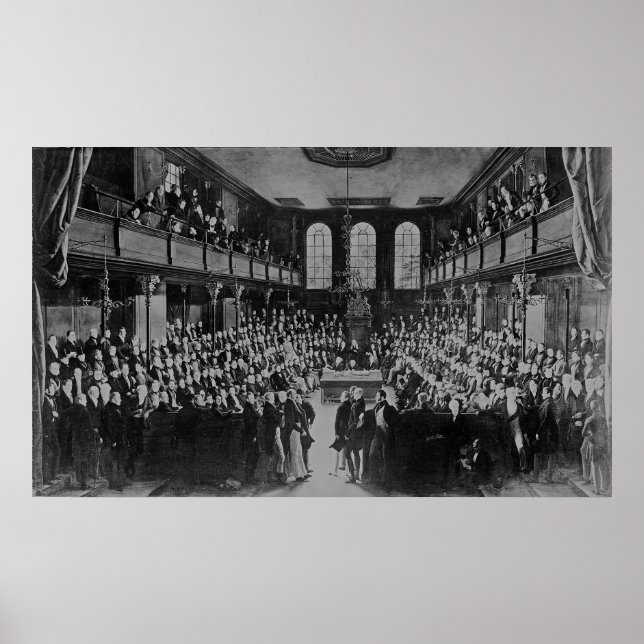 Poster The House of Commons, 1833 (Frente)