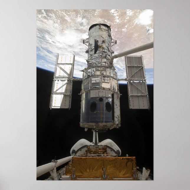 Poster The Hubble Space Telescope is released (Frente)