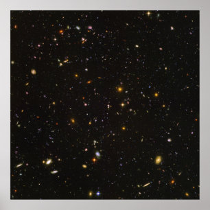 Pôster The Hubble Ultra Deep Field Space Image