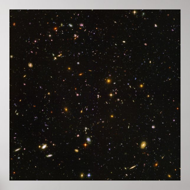 Pôster The Hubble Ultra Deep Field Space Image (Frente)